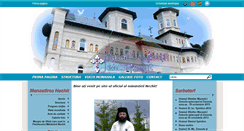 Desktop Screenshot of manastireanechit.ro